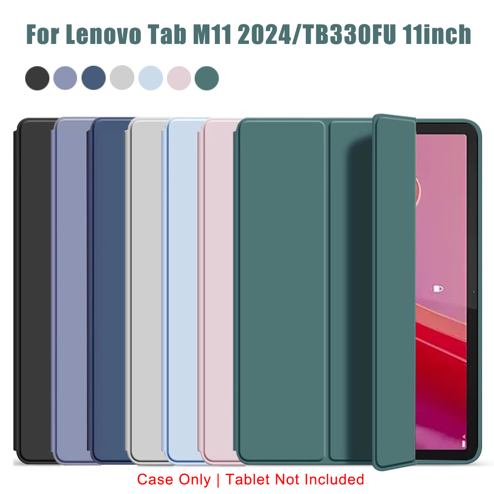 Lenovo Tablet M11 Accessories - เคสแบบพับสามตอนสำหรับ Lenovo Tab M11 2024 11''