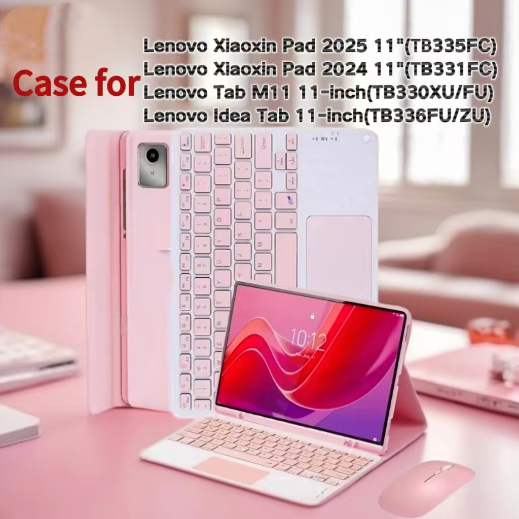 Lenovo Tablet M11 Accessories - เคสสำหรับเสี่ยวซินแพด 11 ในปี 2024/2025, ฝาครอบคีย์บอร์ดบลูทูธสำหรับเลอโนโว แท็บ