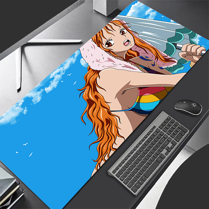 Tablet With All Accessories - แผ่นรองเมาส์ลายวันพีซ ทนทาน อุปกรณ์เสริมสำหรับเล่นเกม อนิเมะ แผ่นรองโต๊ะคอมพิวเตอร์ขนาดใหญ่ XXL