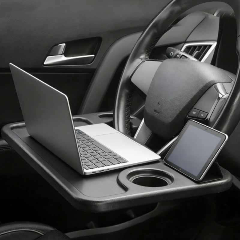 Tablet Accessories For Car - โต๊ะติดพวงมาลัยรถยนต์ ที่วางแล็ปท็อป แท็บเล็ต อเนกประสงค์ โต๊ะรับประทานอาหารแบบพกพา อุปกรณ์ตกแต่งภายในรถยนต์