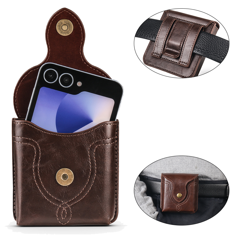 Motorola Tablet Accessories - เคสหนังอเนกประสงค์สำหรับ Samsung Galaxy Z Flip 8