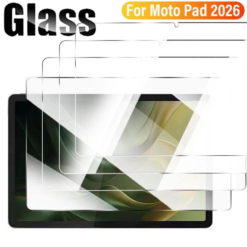 Motorola Tablet Accessories - สำหรับโมโตแพด 2026 5G แท็บเล็ตกระจกนิรภัยป้องกันหน้าจอสำหรับโมโตแพด 2026 เอชดี