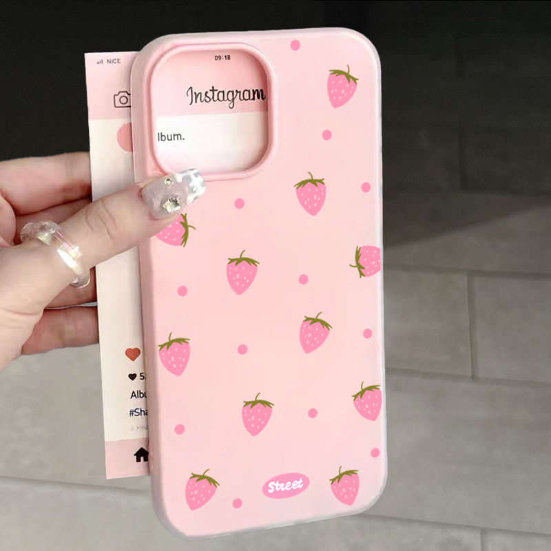 เคสโทรศัพท์ลายสตรอว์เบอร์รีสีช - Samsung Galaxy A55 บทวิจารณ์และราคา