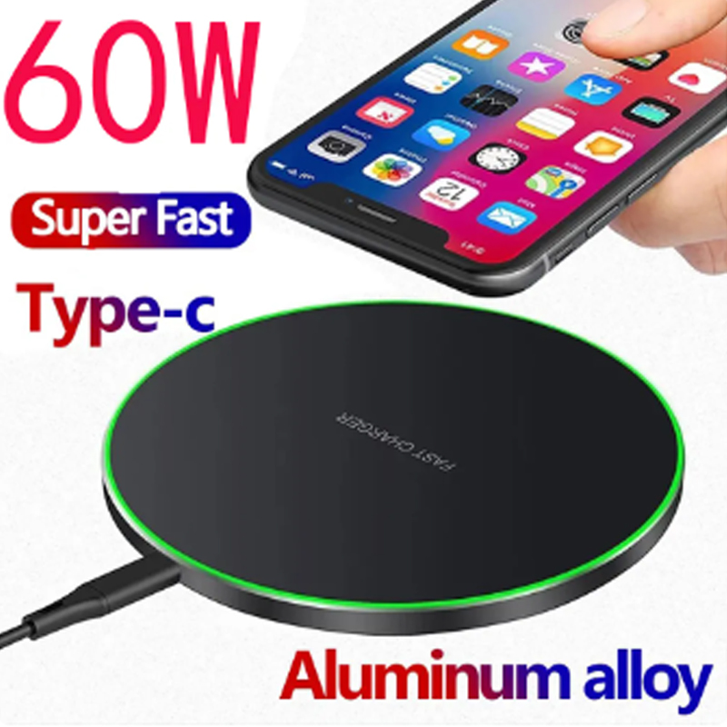 60W Wireless Charger Pad สําหร - Motorola Tablet Accessories บทวิจารณ์และราคา