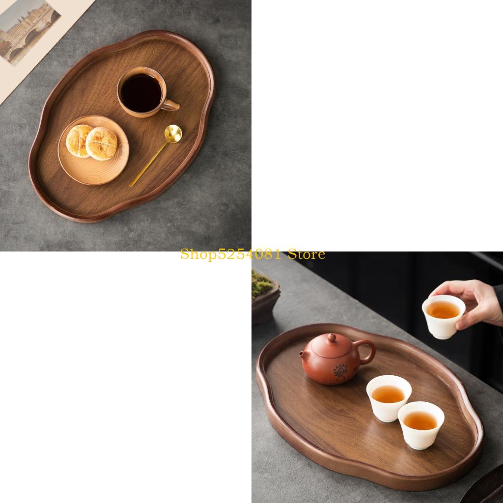 AXYC โต๊ะเสิร์ฟขนมไม้มีพื้นผิว - Unique Table Accessories บทวิจารณ์และราคา